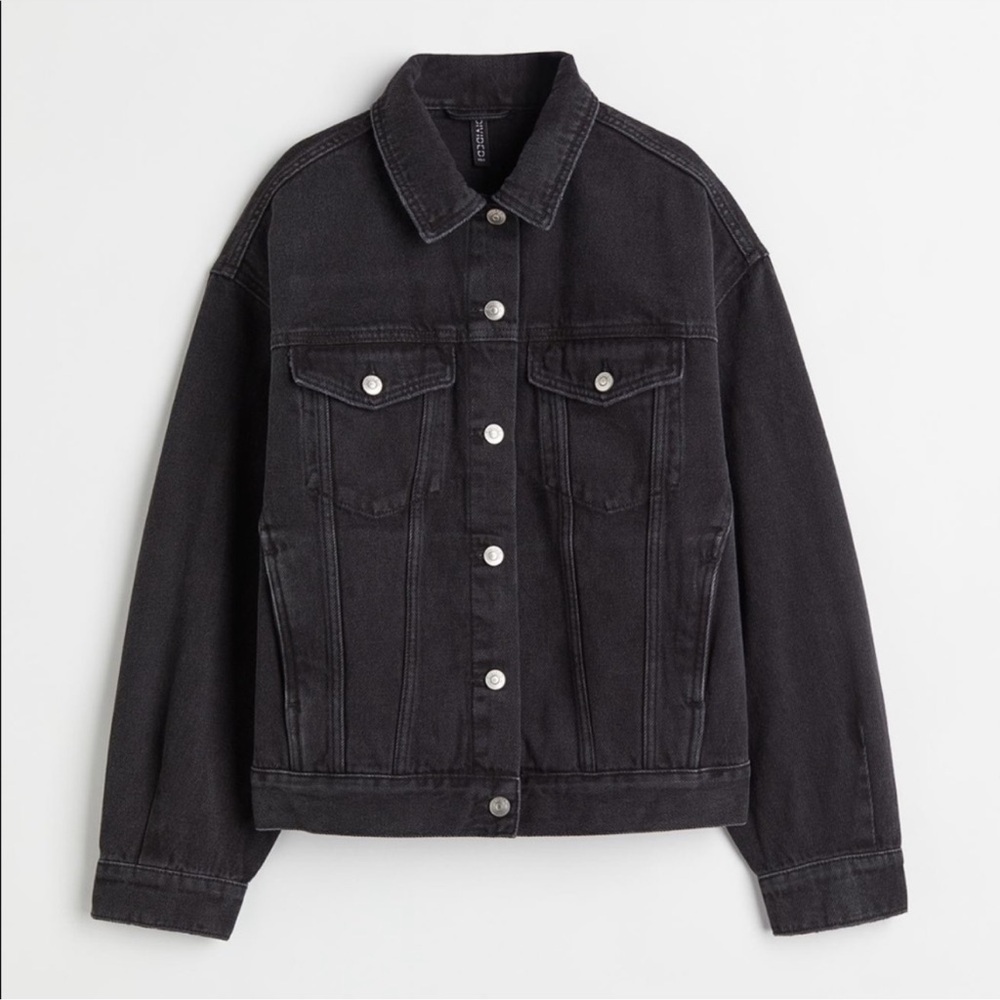 H&M Black Denim Jacket